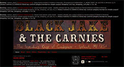 Desktop Screenshot of blackjakeandthecarnies.com